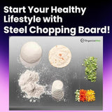 Stainless Steel Chopping Board (35x31cm) 1ttez1-w1