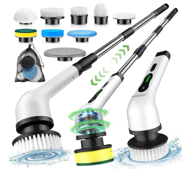 9 in 1 Electric Spin Scrubber